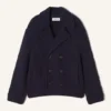 Caban oversize en laine