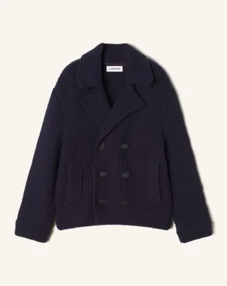 Caban oversize en laine