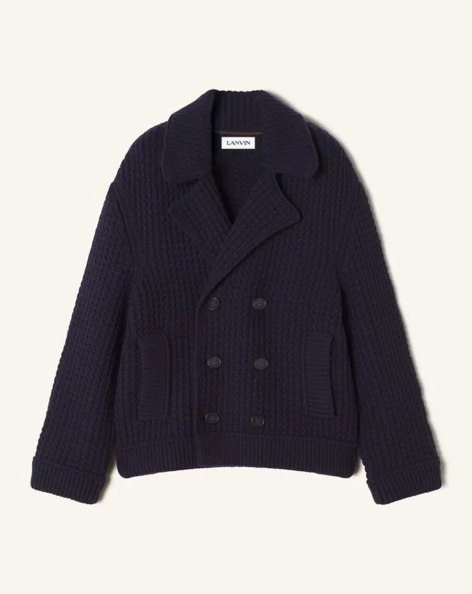 Caban oversize en laine