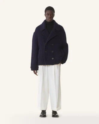 Caban oversize en laine