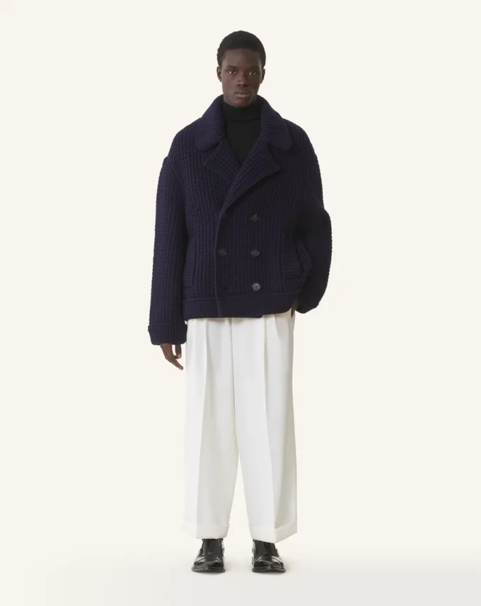 Caban oversize en laine