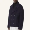 Caban oversize en laine
