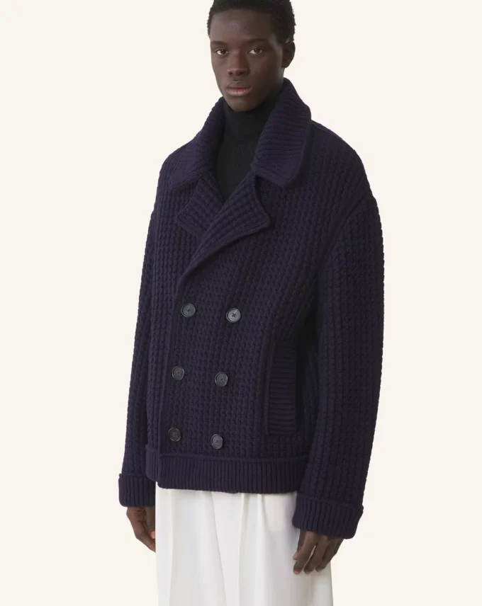 Caban oversize en laine