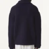 Caban oversize en laine