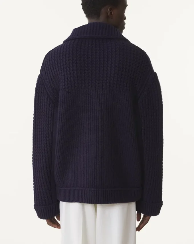 Caban oversize en laine