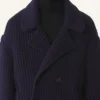 Caban oversize en laine
