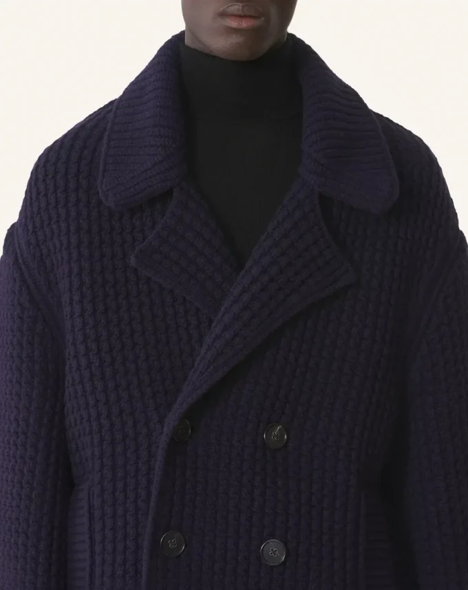 Caban oversize en laine