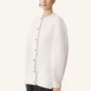 Cardigan côtelé en laine