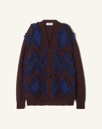 Cardigan oversize en jacquard