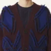 Cardigan oversize en jacquard