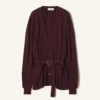 Cardigan oversize en laine et cachemire