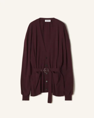 Cardigan oversize en laine et cachemire