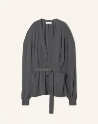 Cardigan oversize en laine et cachemire