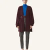Cardigan oversize en laine et cachemire