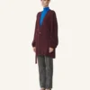Cardigan oversize en laine et cachemire