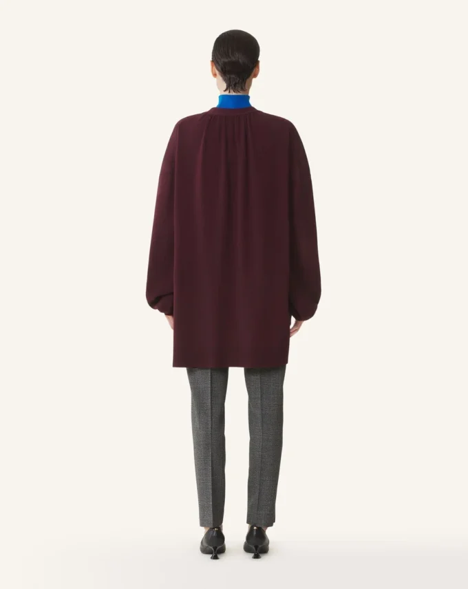 Cardigan oversize en laine et cachemire