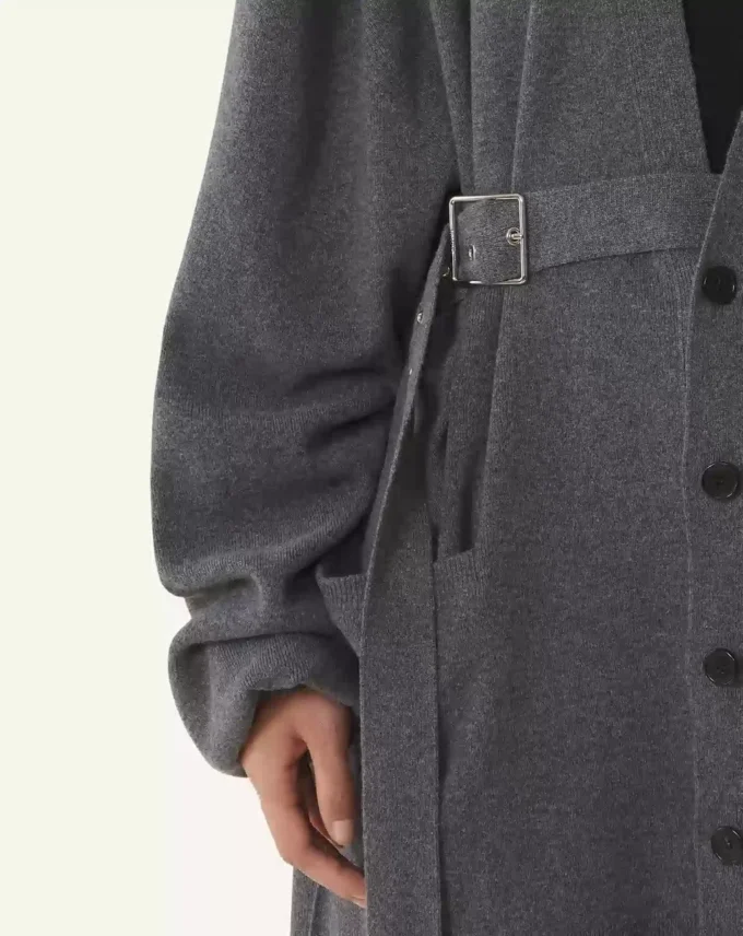 Cardigan oversize en laine et cachemire