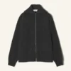 Cardigan zippé en cachemire
