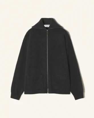 Cardigan zippé en cachemire