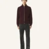 Cardigan zippé en cachemire