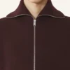 Cardigan zippé en cachemire