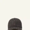 Casquette à carreaux
