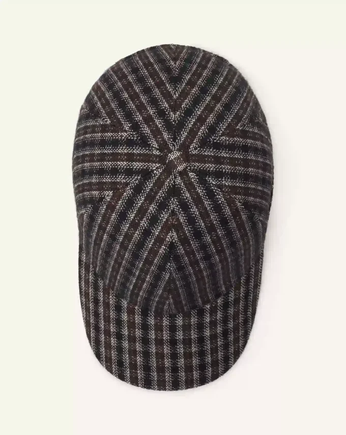 Casquette à carreaux