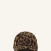 Casquette imprimé léopard