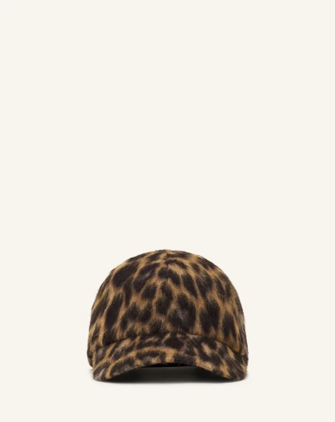 Casquette imprimé léopard
