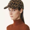 Casquette imprimé léopard