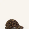 Casquette imprimé léopard