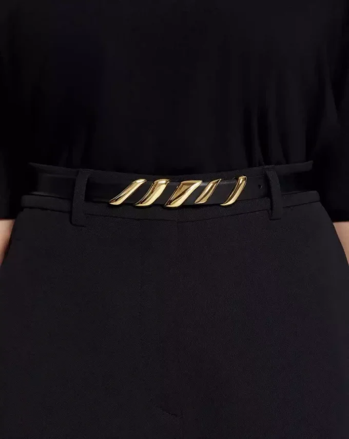 Ceinture en cuir Mélodie Ribbon
