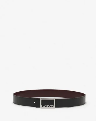 Ceinture réversible en cuir Lanvin Signature