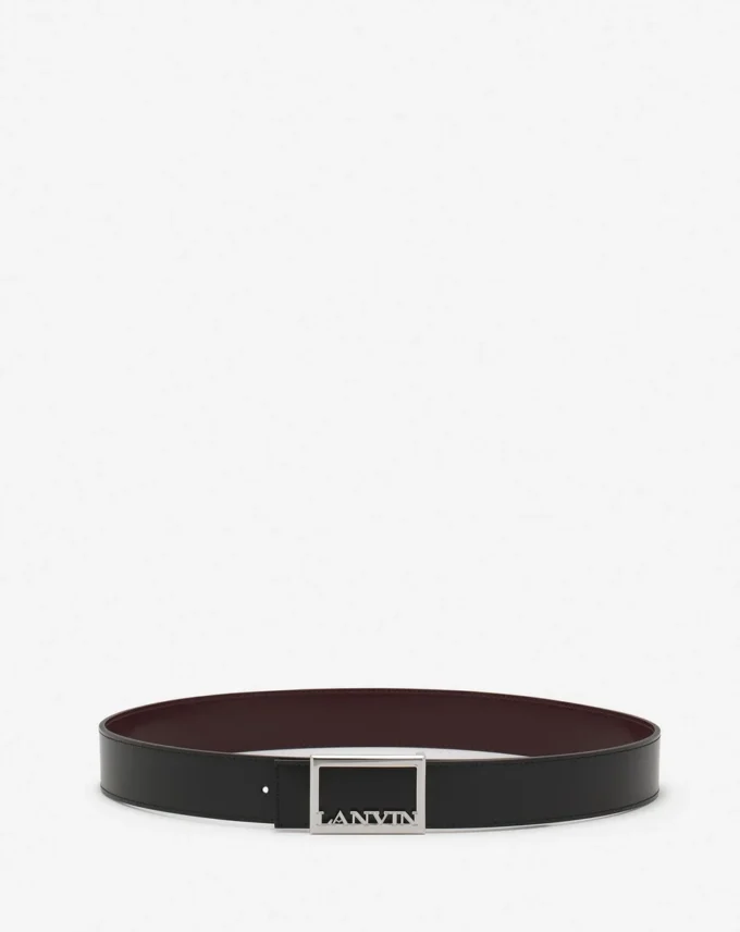 Ceinture réversible en cuir Lanvin Signature