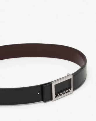 Ceinture réversible en cuir Lanvin Signature