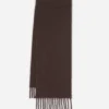 Écharpe à franges en laine Lanvin