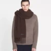 Écharpe à franges en laine Lanvin