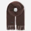 Écharpe à franges en laine Lanvin