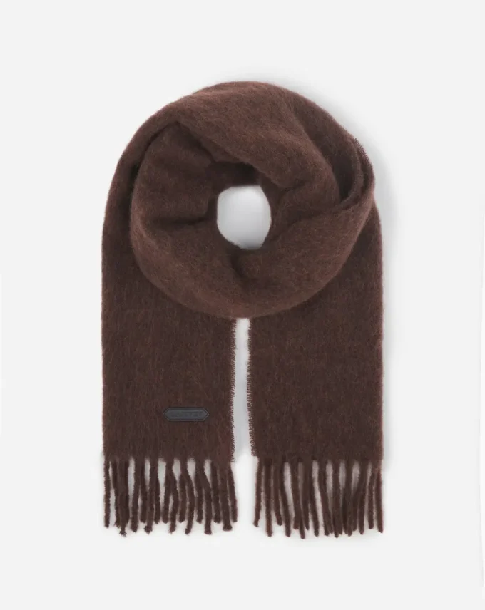 Écharpe à franges en laine Lanvin