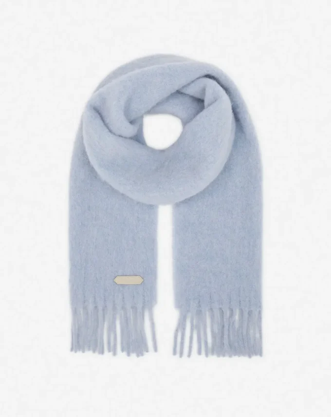 Écharpe à franges en laine Lanvin