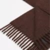 Écharpe à franges en laine Lanvin