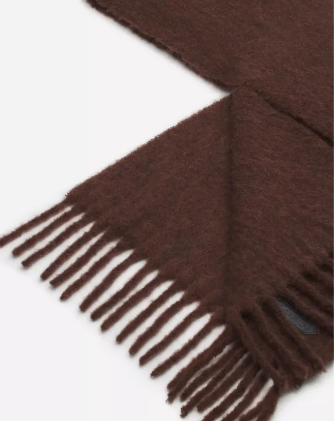 Écharpe à franges en laine Lanvin
