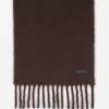 Écharpe à franges en laine Lanvin