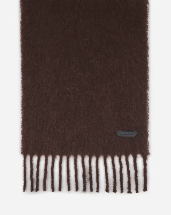Écharpe à franges en laine Lanvin
