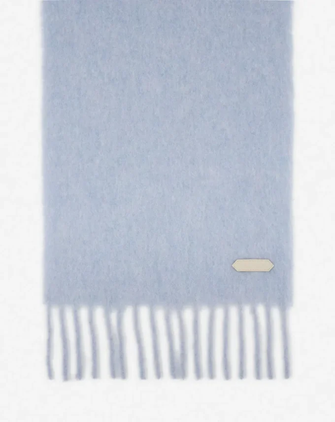 Écharpe à franges en laine Lanvin
