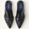 Chaussures brogues Oxford en cuir brillant