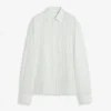 Chemise droite en coton