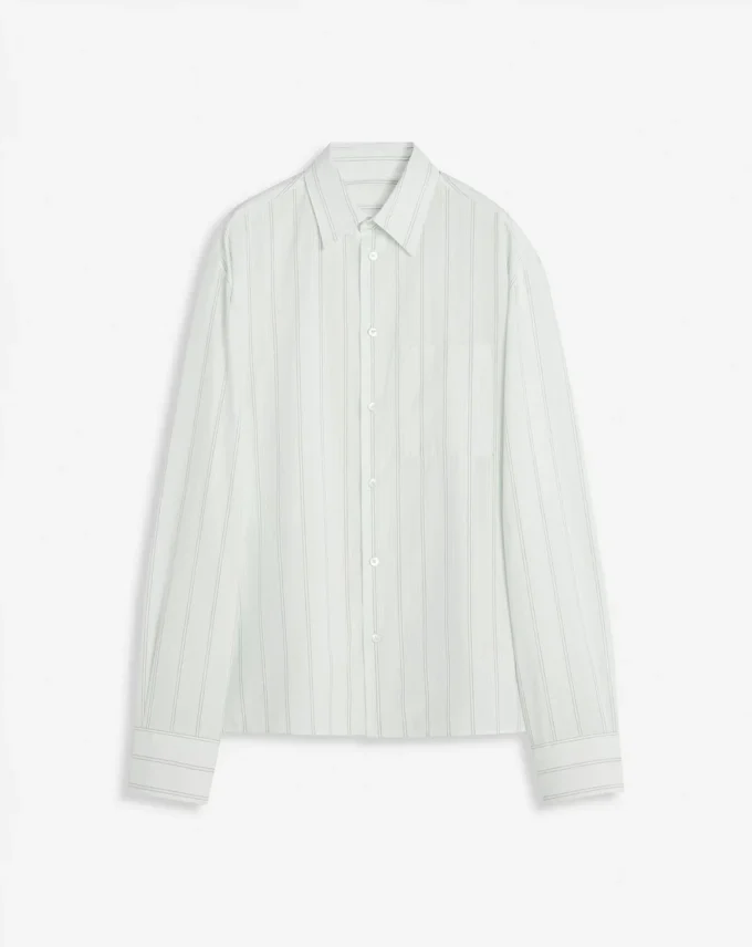 Chemise droite en coton