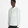 Chemise droite en coton