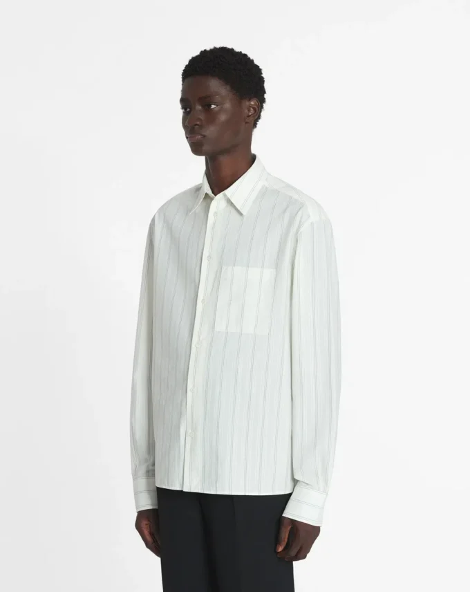 Chemise droite en coton
